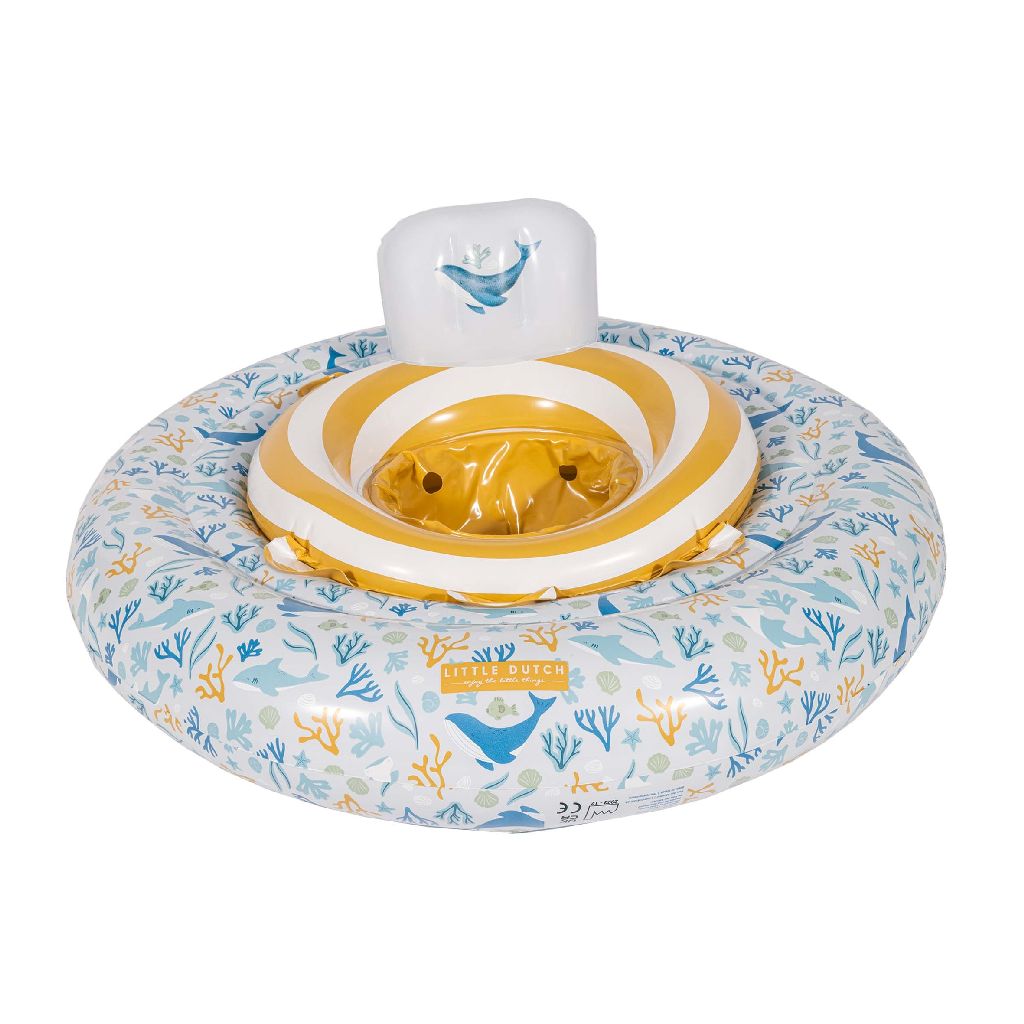 Bouée gonflable pour bébé Ocean Dreams Blue – Plaisirs aquatiques pour bébés