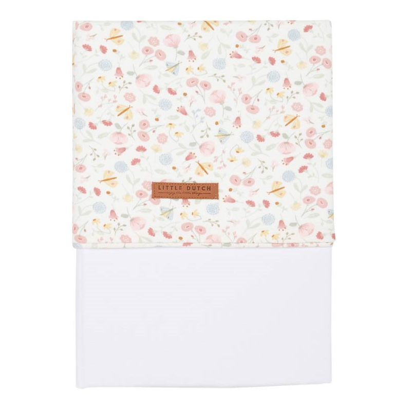 Drap de lit enfant Fleurs et Papillons | Little Dutch