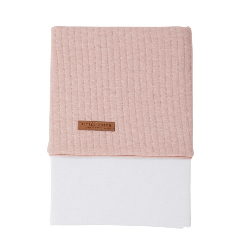 Drap de lit rose pur | Little Dutch