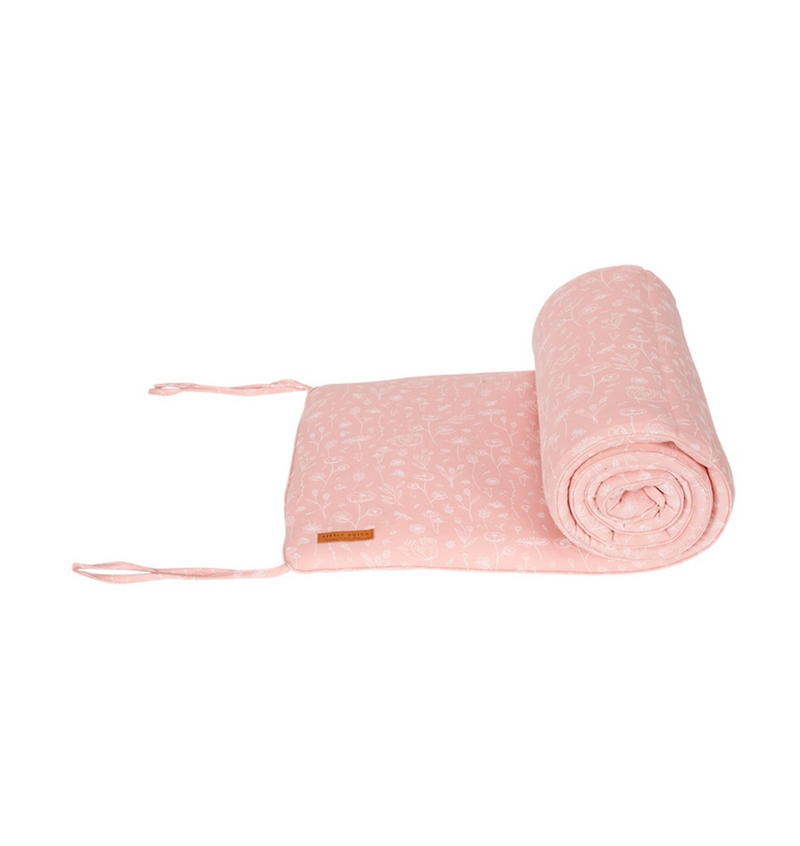 Tour de lit Fleurs sauvages rose | Little Dutch