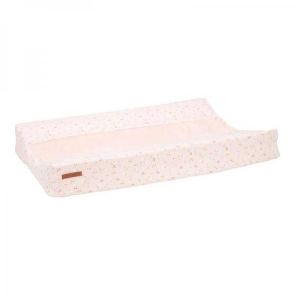 Housse de matelas à langer Petites Fleurs Roses | Little Dutch