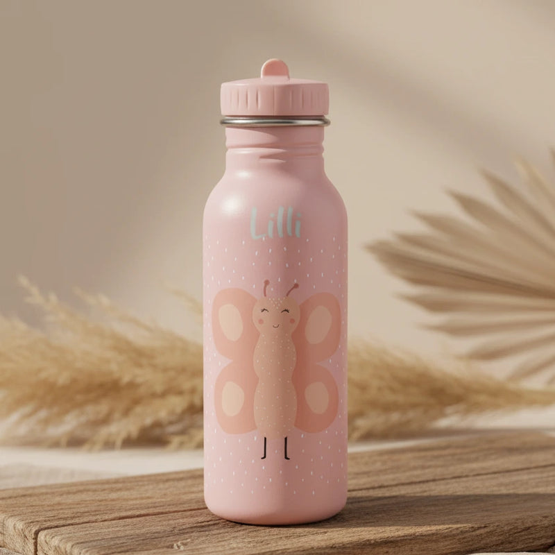Bouteille d'eau 500ml - Femme papillon | Trixie