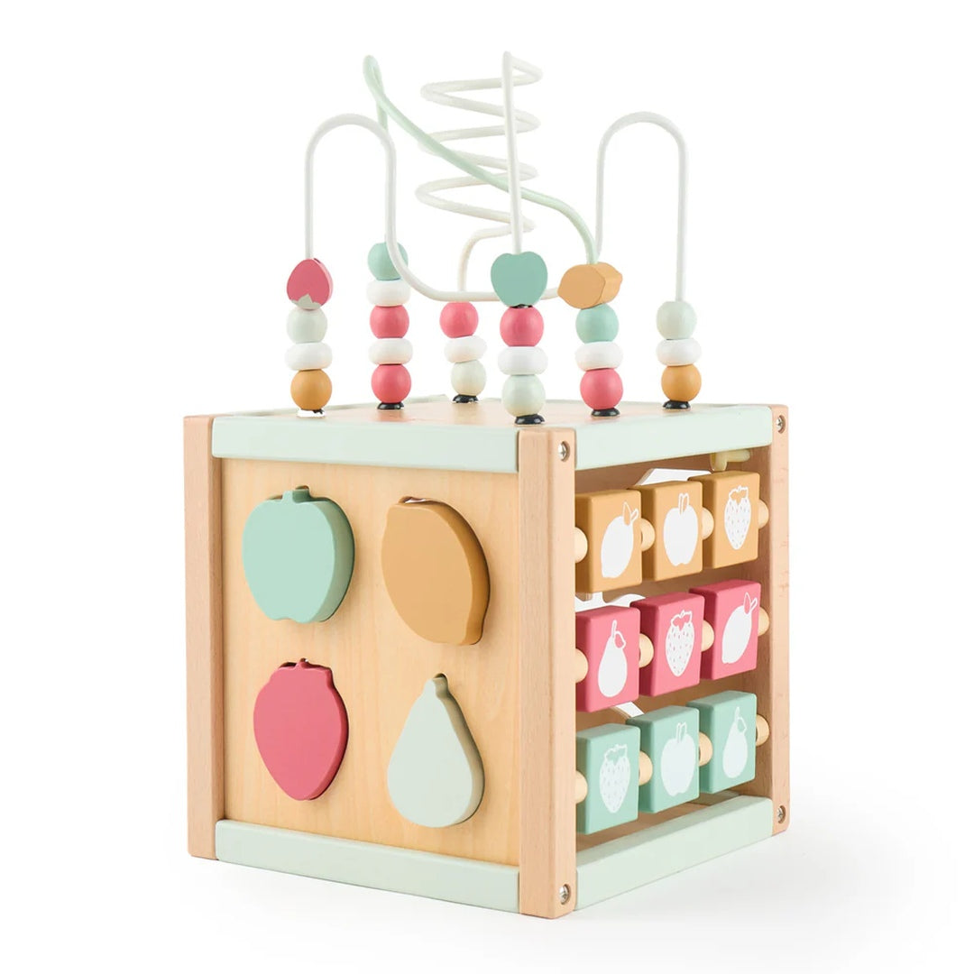 Cube d'activités Berry XXL en bois | bieco