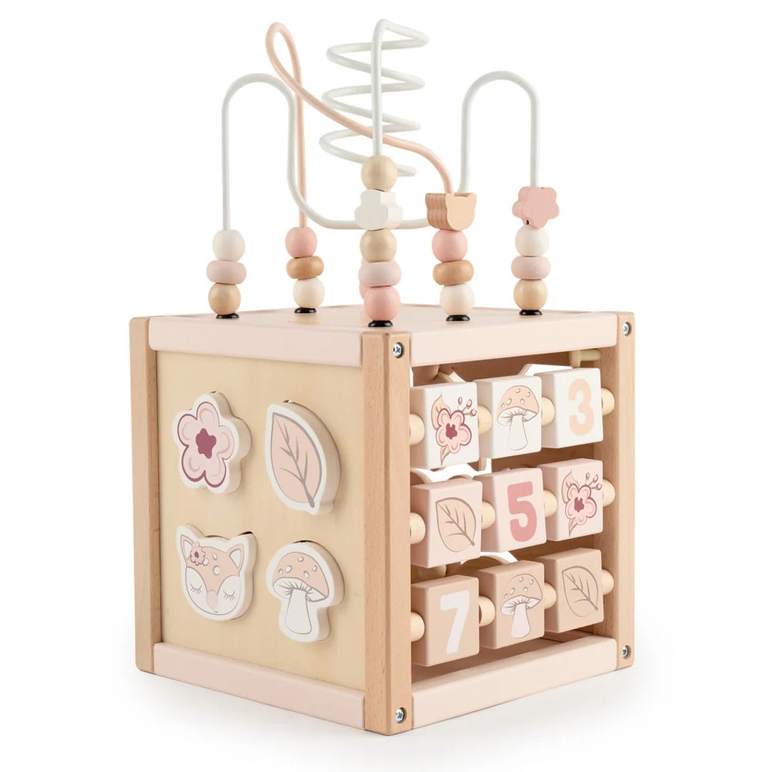 Cube d'activités faon Ella XXL en bois | bieco
