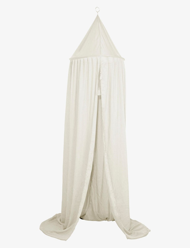 Ciel de lit en mousseline douce blanche | Little Dutch