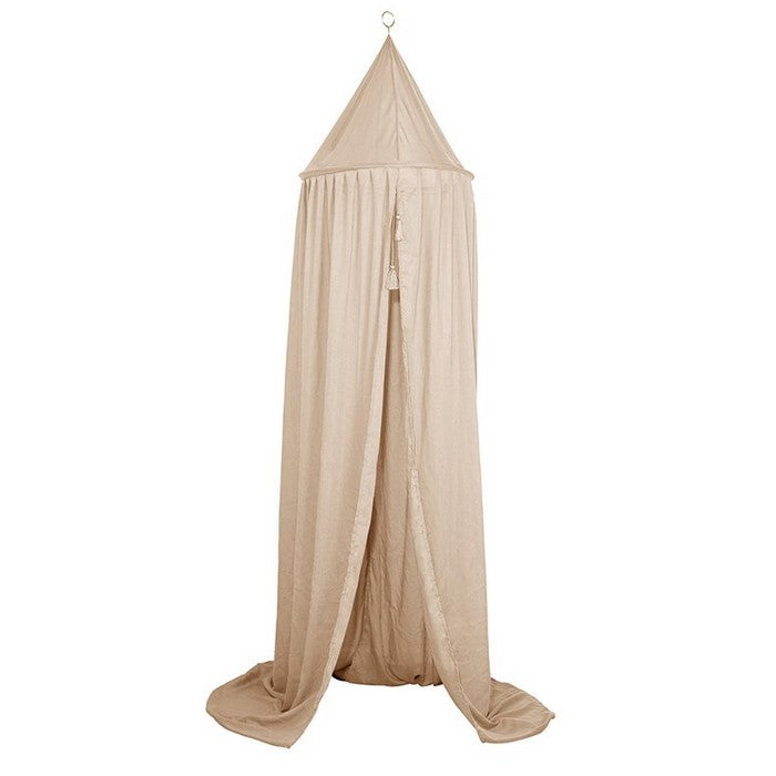 Ciel de lit en mousseline beige | Little Dutch