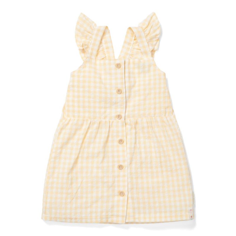 Robe sans manches Sunshine Checks pour fille