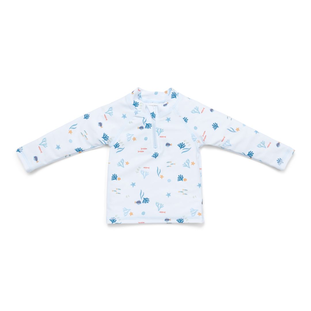 T-shirt de bain à manches longues Ocean Treasures | Little Dutch