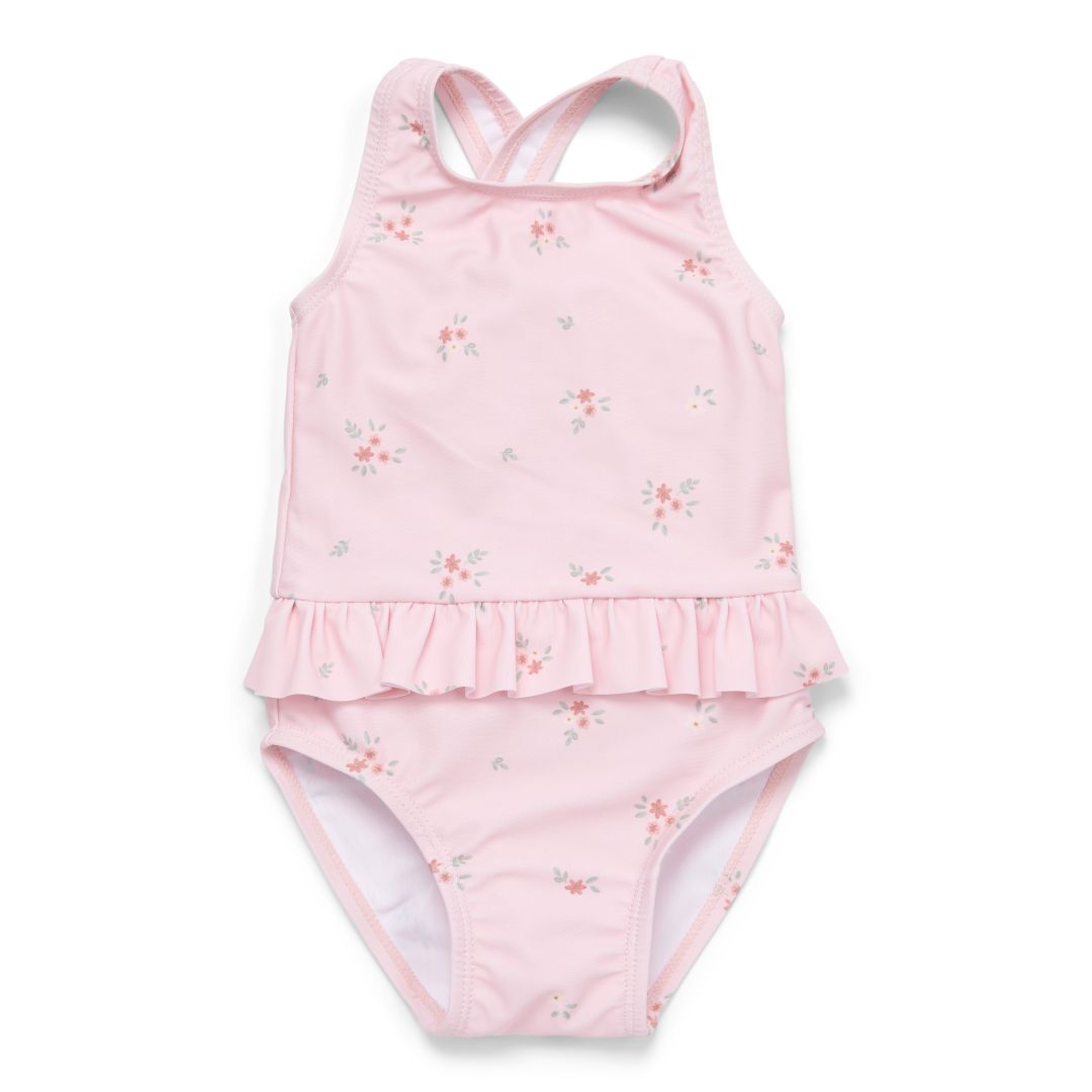 Maillot de bain à volants Rosy Meadows – Maillot de bain enfant pour l'été