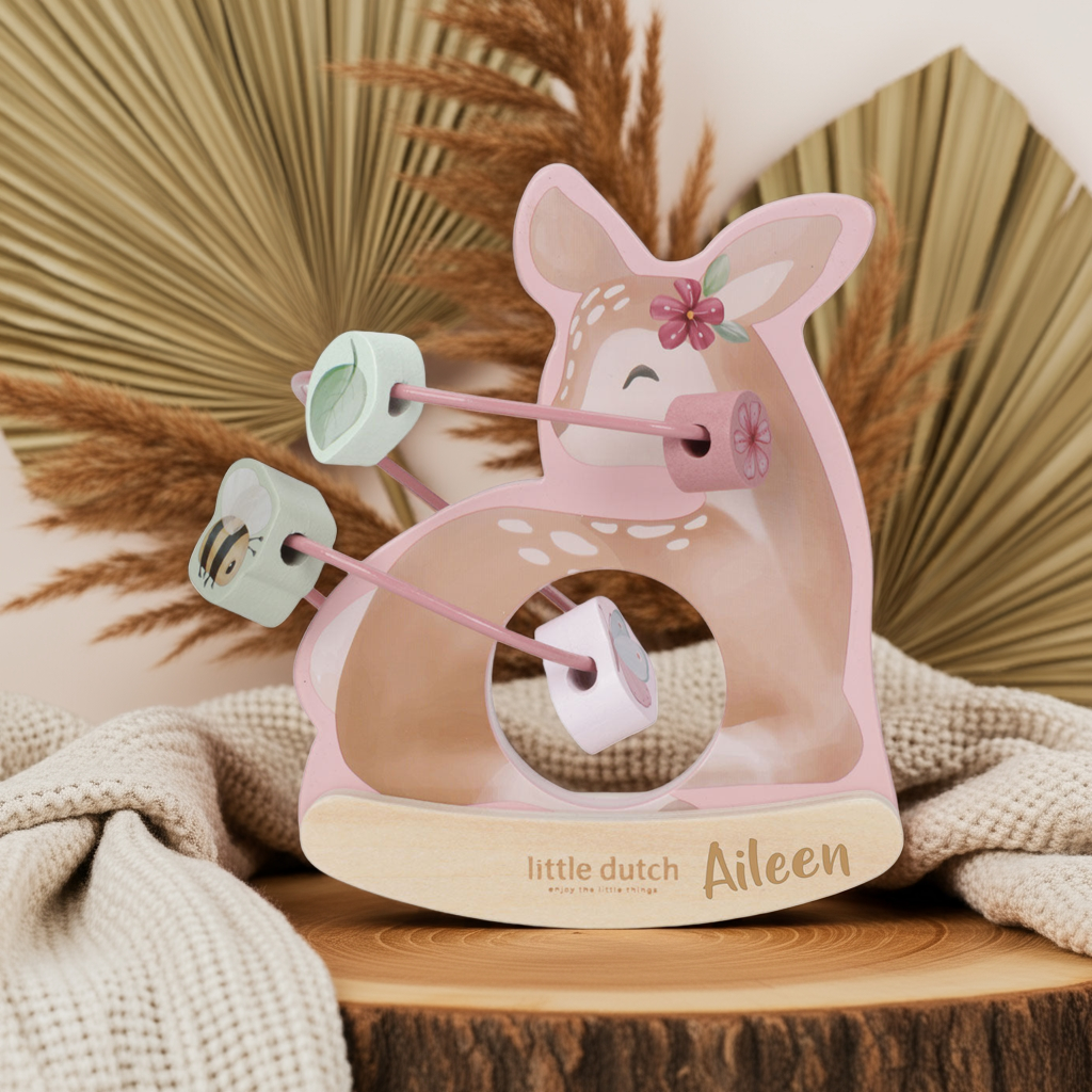 Spirale d'activités faon – Jardin enchanté | Beau cadeau de naissance