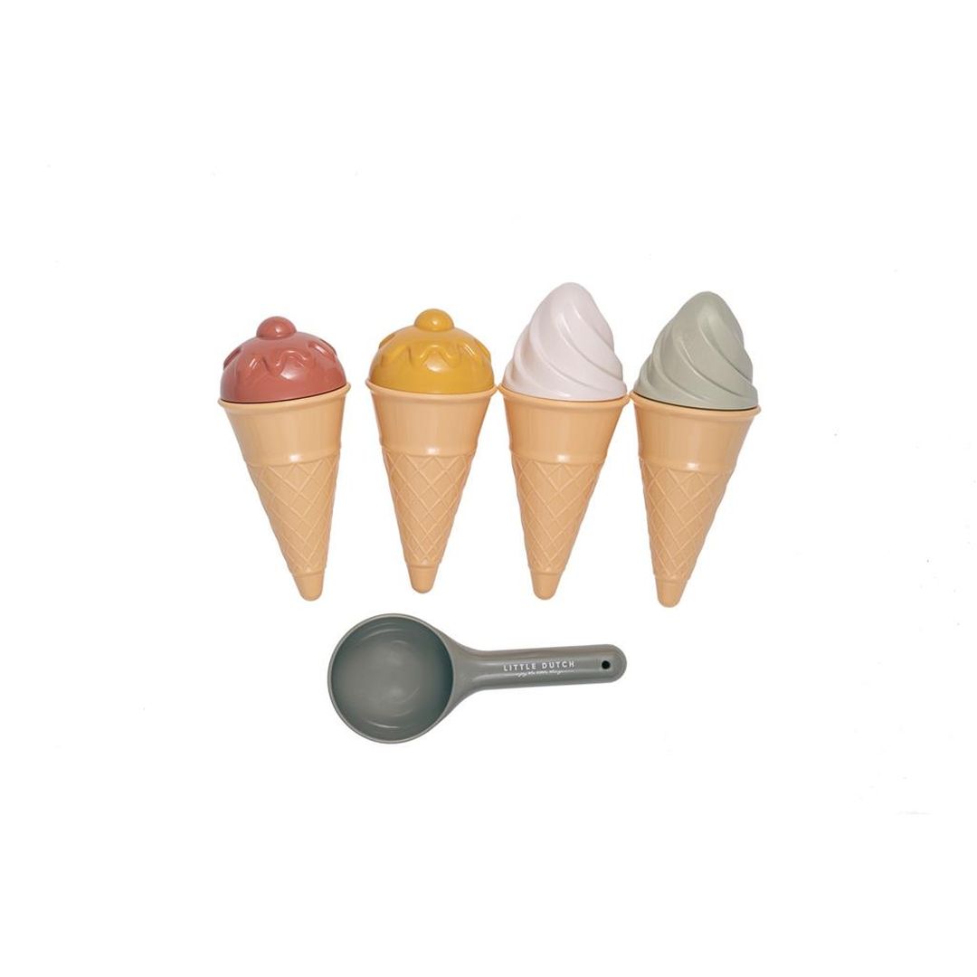 Set de plage crème glacée 9 pièces – Jouet de sable pour des journées d'été créatives