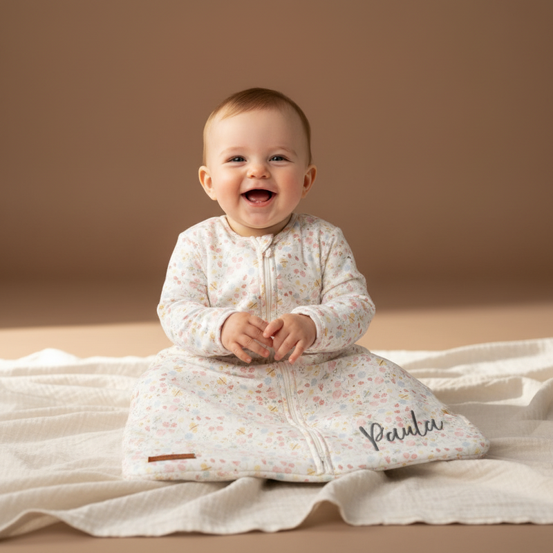 Gigoteuse hiver 90 cm Flowers & Butterflies | Little Dutch personnalisable