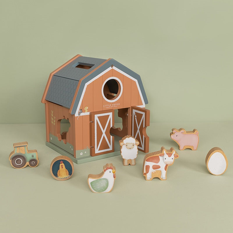 Jeu d'encastrement de formes Little Farm