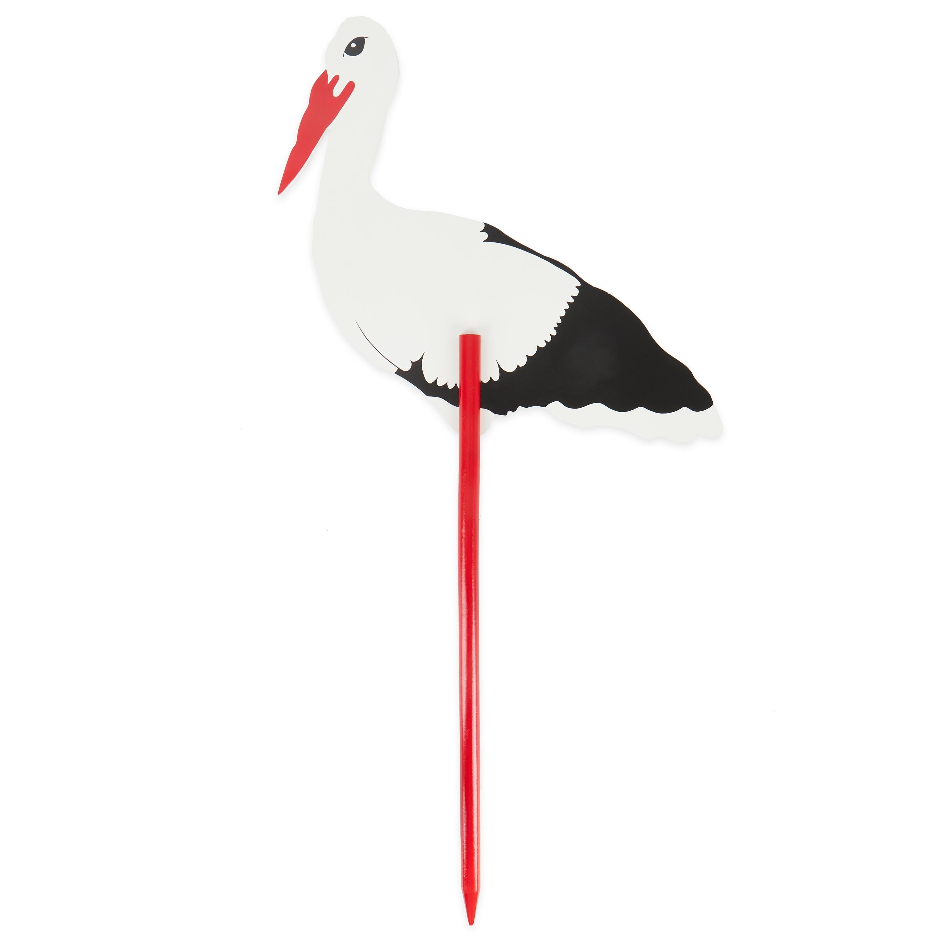 Cigogne en bois XL 100 cm – Décoration cigogne pour naissance | Bieco