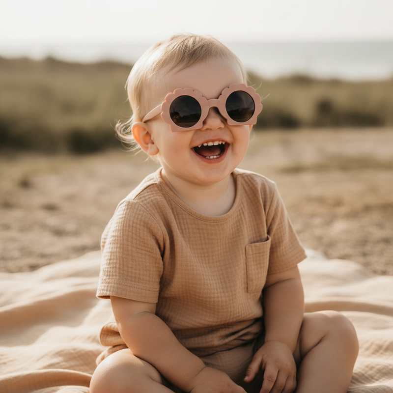 Lunettes de soleil enfant Coquillage – Protection UV pour bébés et enfants