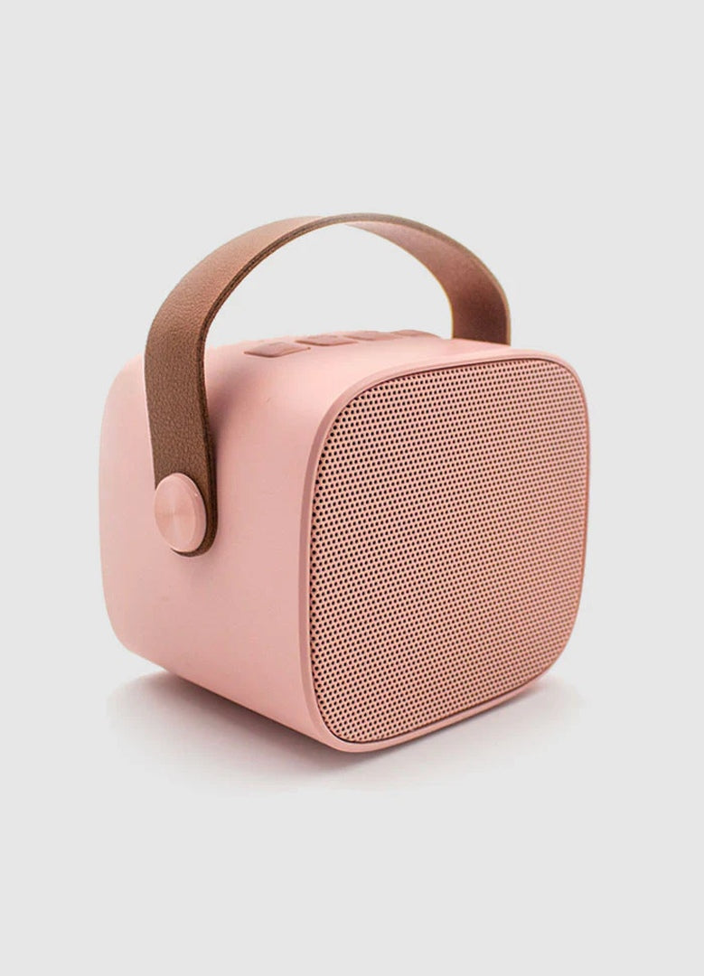 Ensemble karaoké - Enceinte Bluetooth et microphone Rose | Lalarma