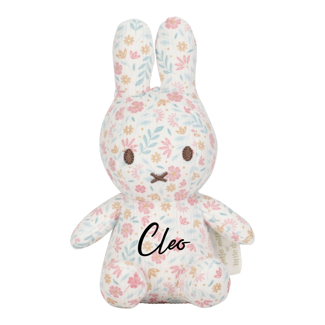 Doudou Lapin Lucky Blossom all-over-print, 15 cm x Miffy