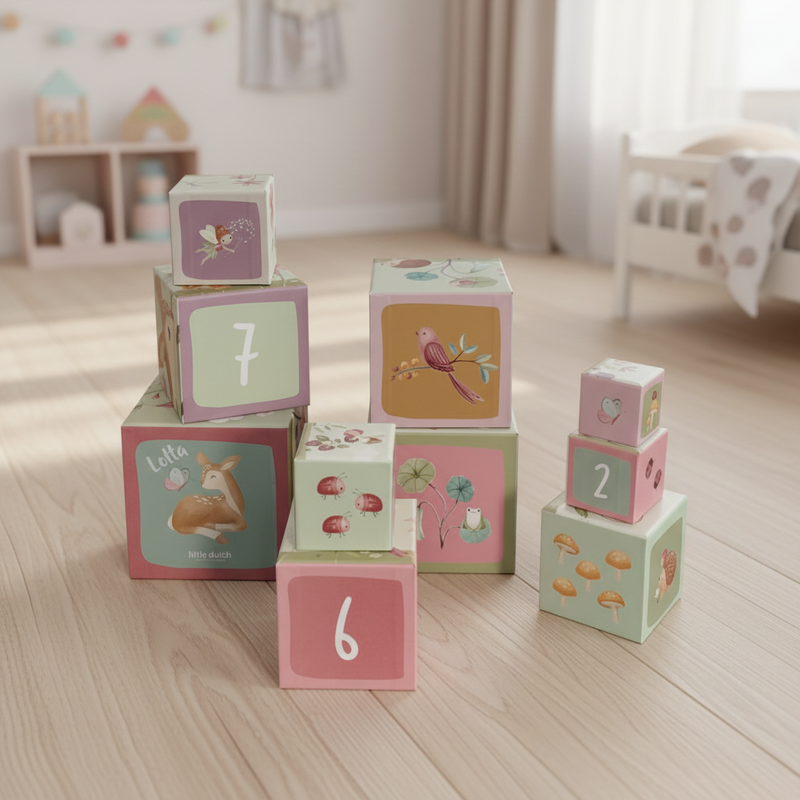 Blocs empilables Jardin enchanté