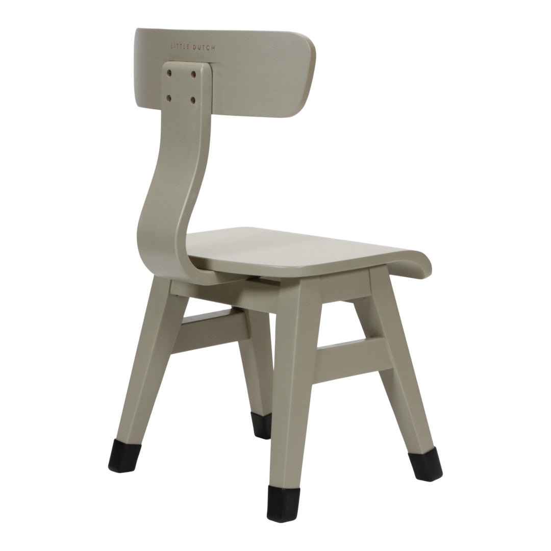 Chaise d'enfant en bois, Olive