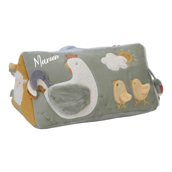 Coussin d'activités triangulaire Little Farm