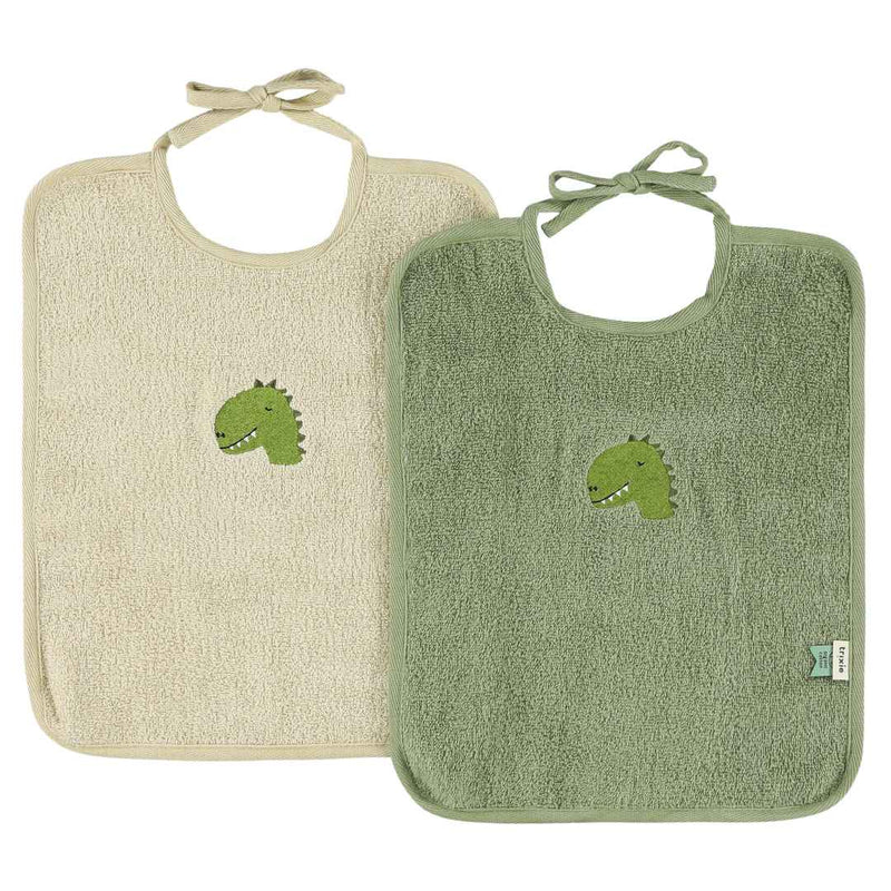 Lot de 2 bavoirs XL – Mr. Dino | Trixie