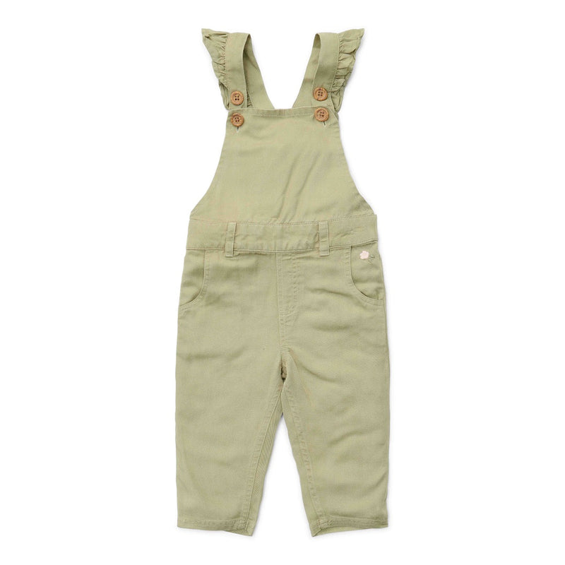 Salopette verte pour bébés et enfants