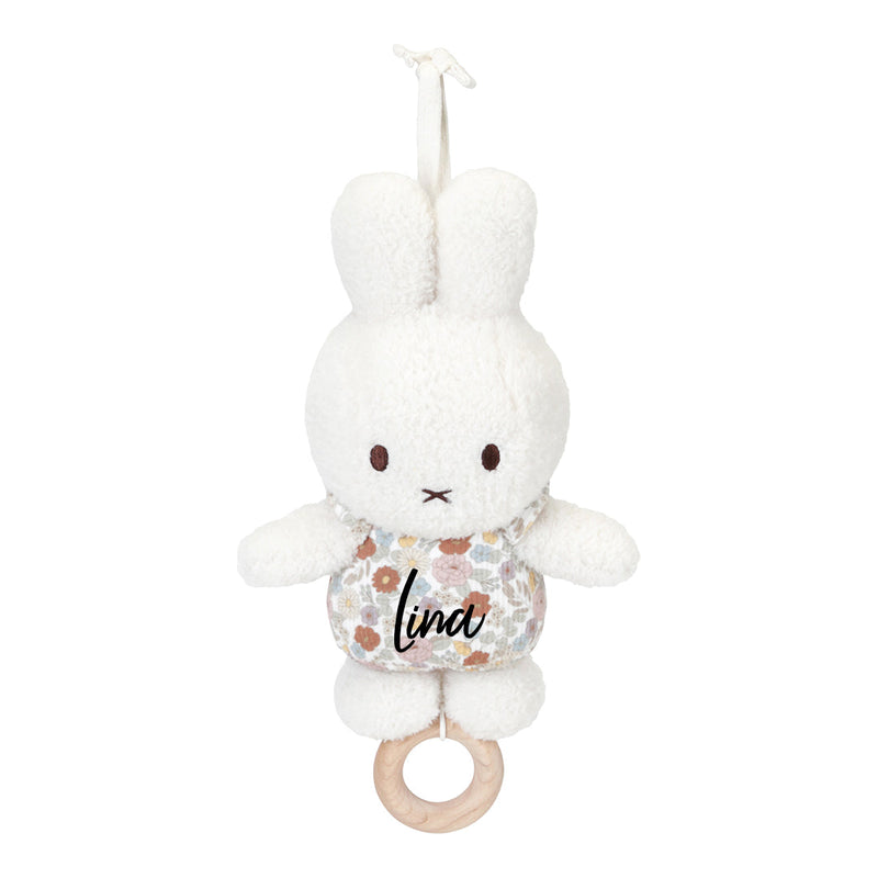 Boîte à musique Lapin Vintage Petites Fleurs x Miffy