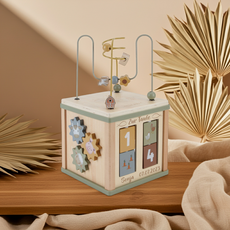 Cube d'activités La Petite Ferme - Pour un baptême