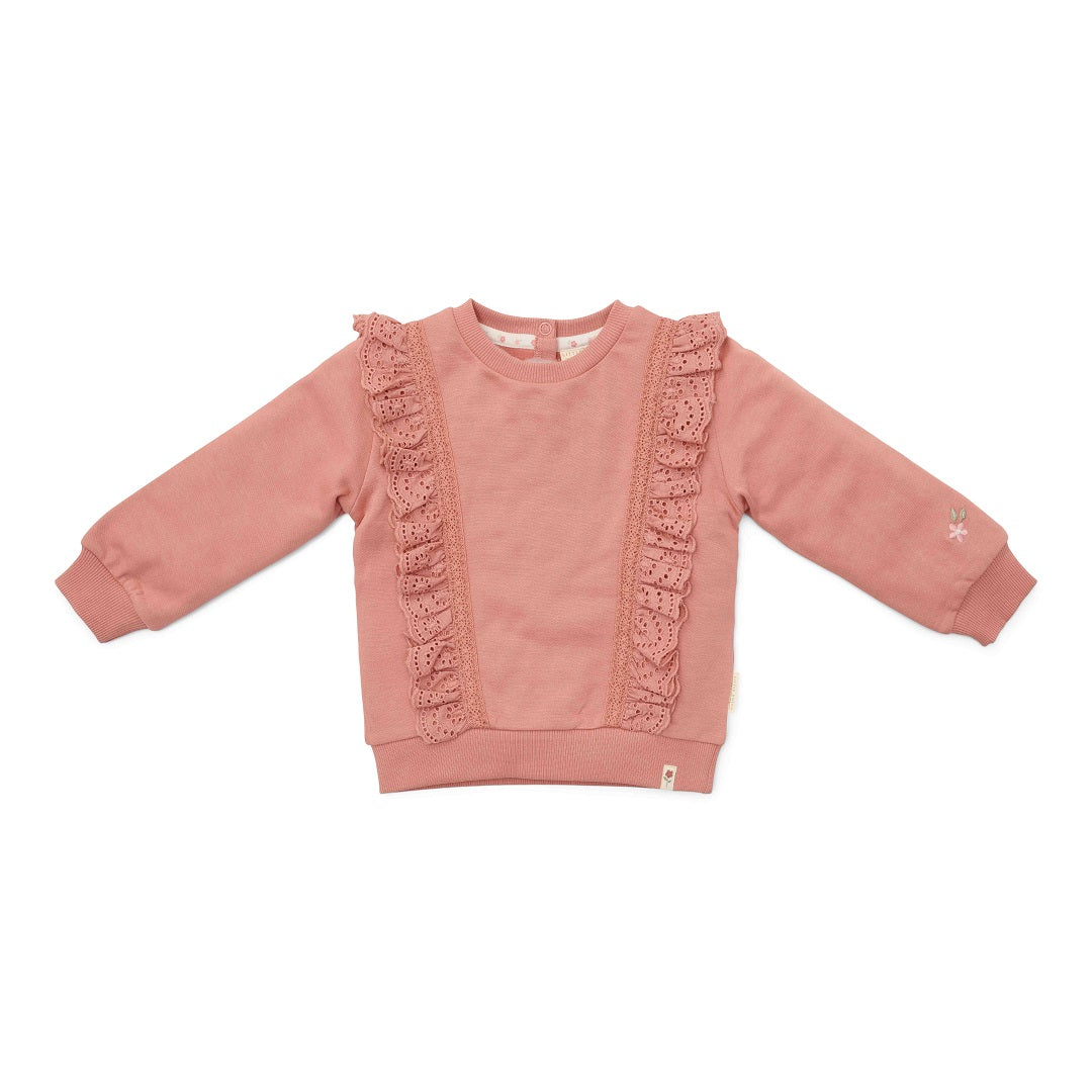Pull rose chaud pour bébés et enfants