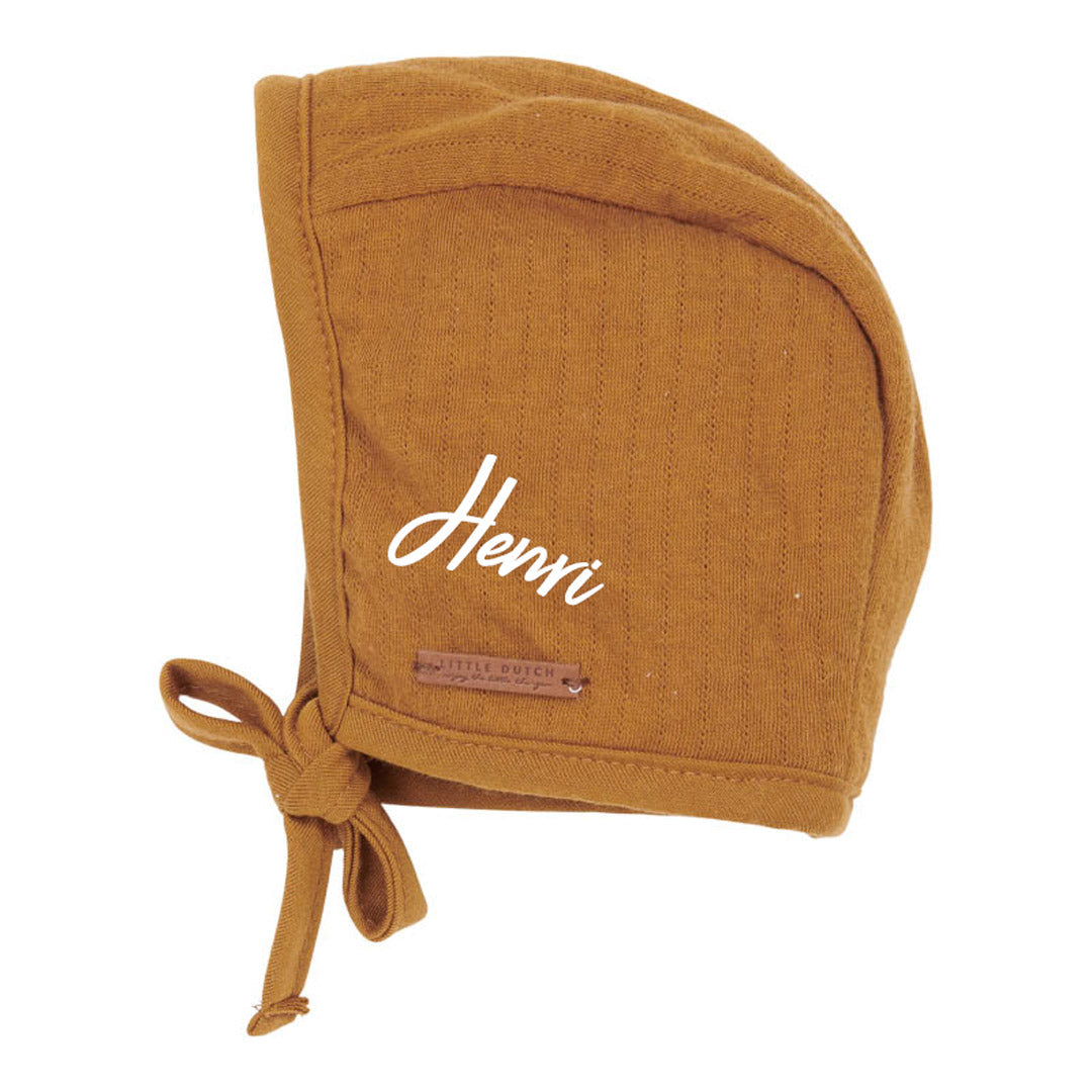 Bonnet bébé Pure Ocre Spice | Little Dutch