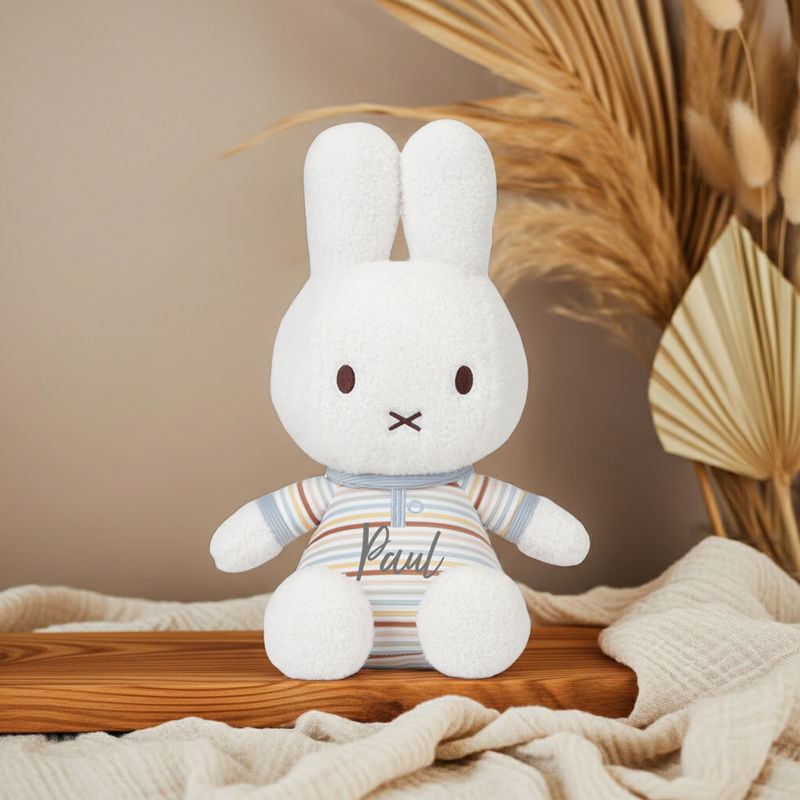 Peluche Lapin Vintage Sunny Stripes, 35 cm x Miffy