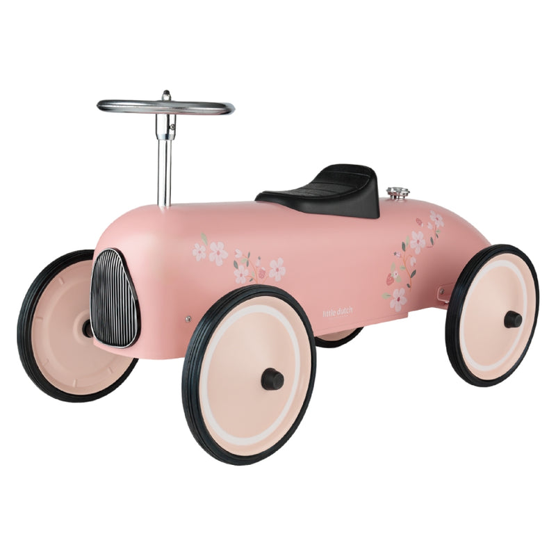 Voiture porteur rétro rose | Article reconditionné pour une seconde vie