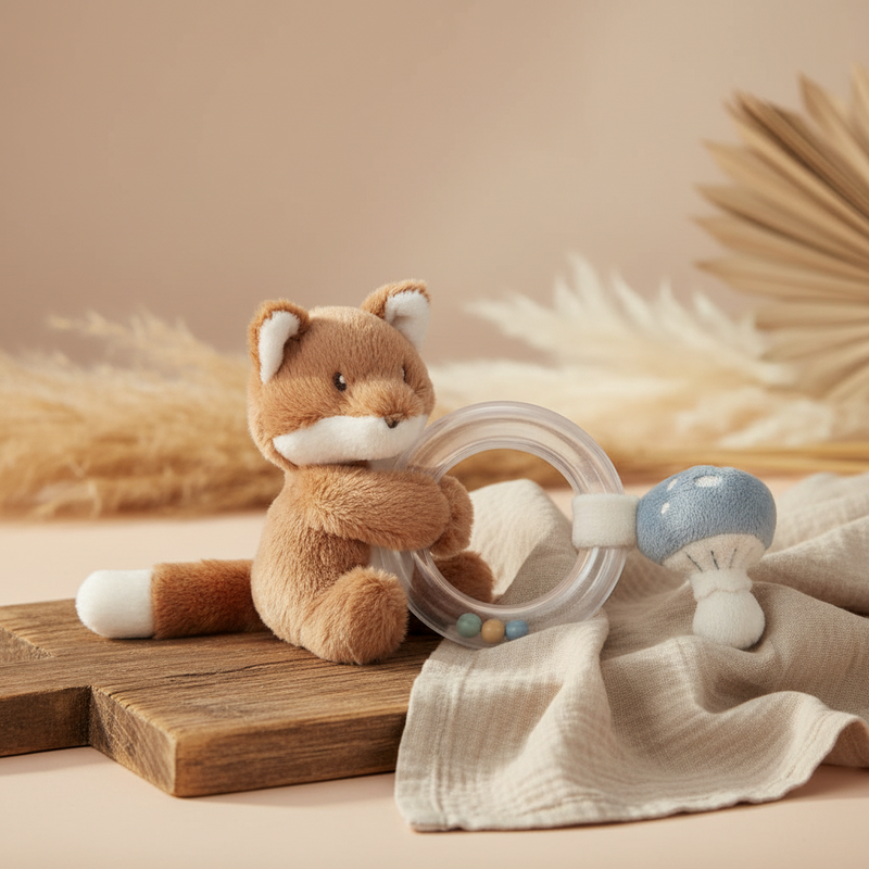 Hochet anneau Renard Forest Friends