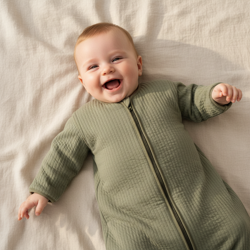 Gigoteuse Hiver 110 cm - Pure Olive | Little Dutch personnalisable