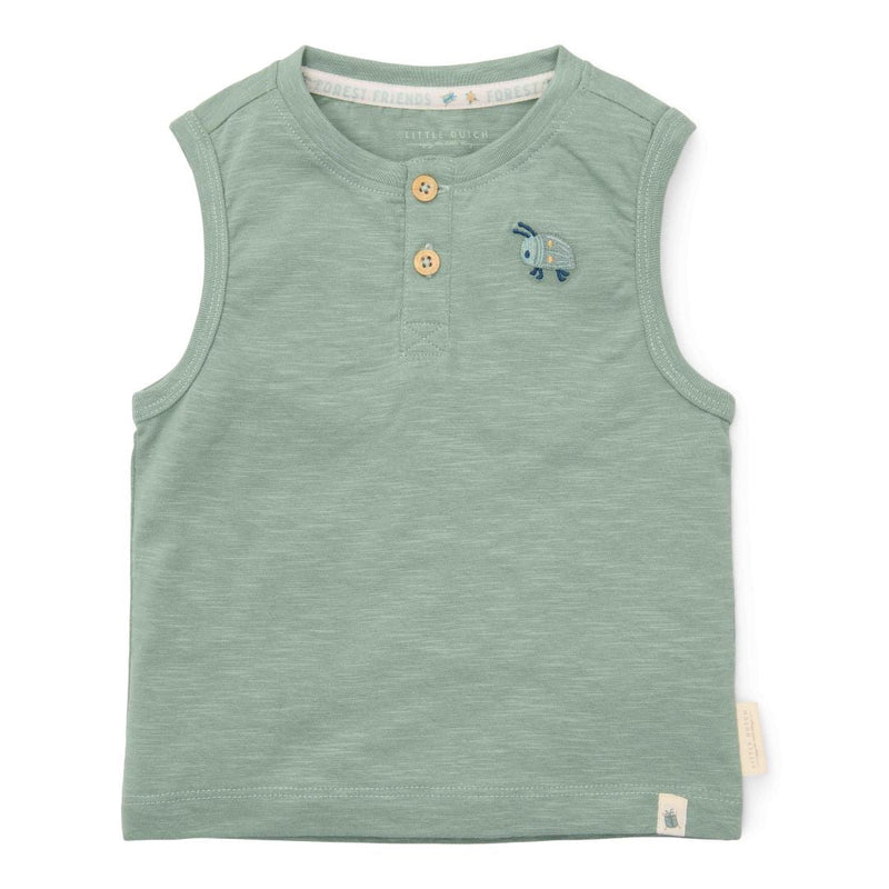 T-shirt vert forêt | Little Dutch