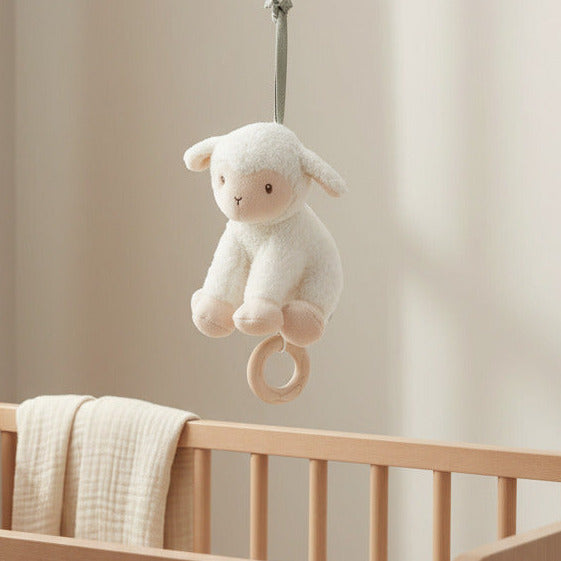 Boîte à musique mouton Little Farm – Aide à l'endormissement apaisante pour bébés