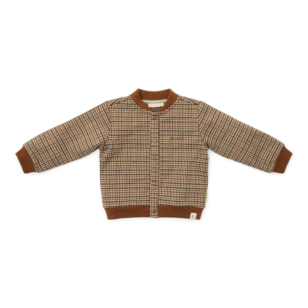 Cardigan à carreaux verts – Little Farm | Little Dutch