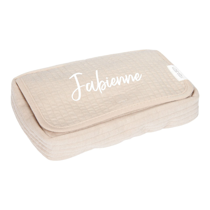 Housse pour lingettes humides Pure Beige | Little Dutch