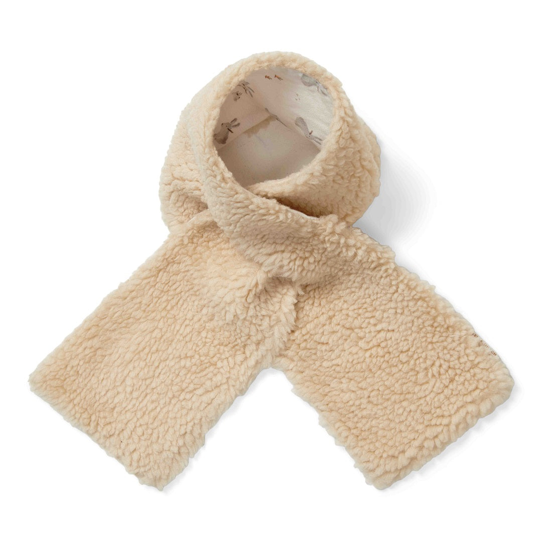Écharpe Teddy Sable - Taille unique - Teddy d'hiver pour nouveau-né | Little Dutch