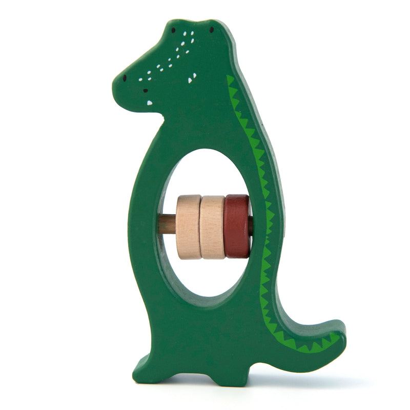 Hochet en bois – Monsieur Crocodile | Trixie