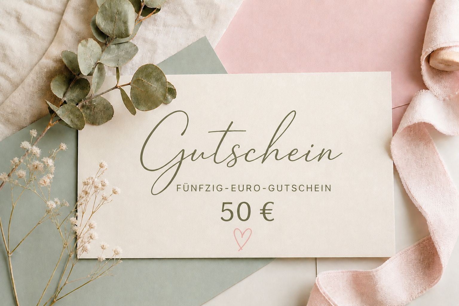 50 Euro Schmatzepuffer Gutschein für personalisierte Babygeschenke zur Geburt, Taufe und besondere Anlässe. Hochwertige Geschenkidee für individuelle Erinnerungsstücke mit persönlicher Gestaltung.