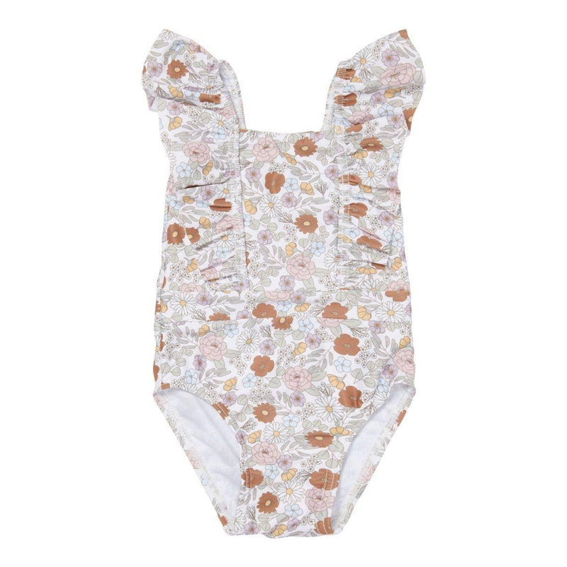 Maillot de bain à volants, Vintage Little Flowers | Little Dutch