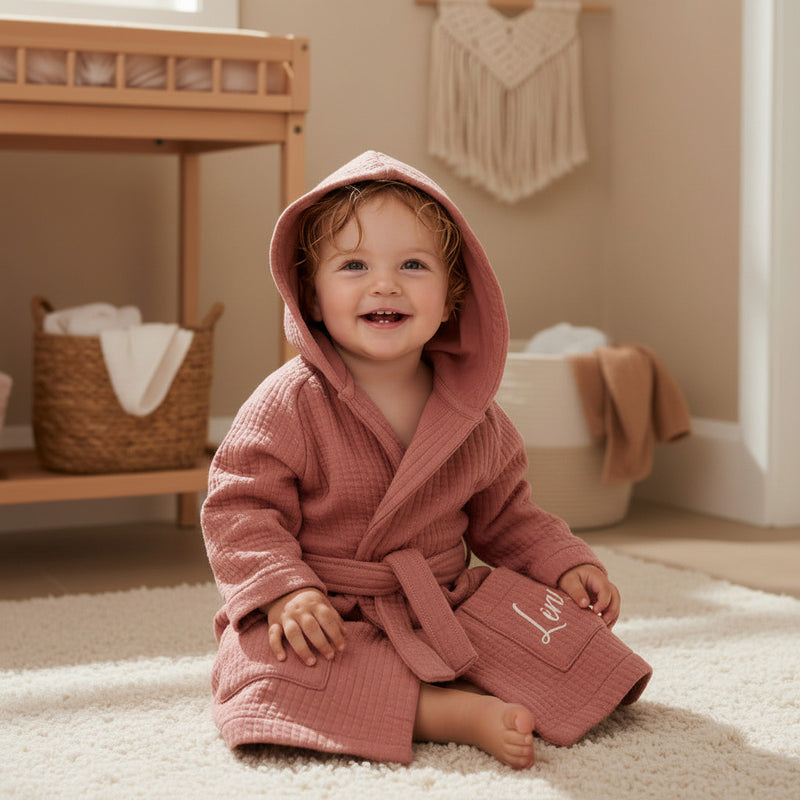 Peignoir Pure Pink Blush | Little Dutch