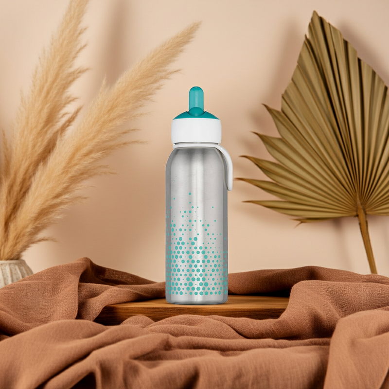 Bouteille isotherme Flip-up 350 ml Turquoise – Gourde Mepal pour enfants