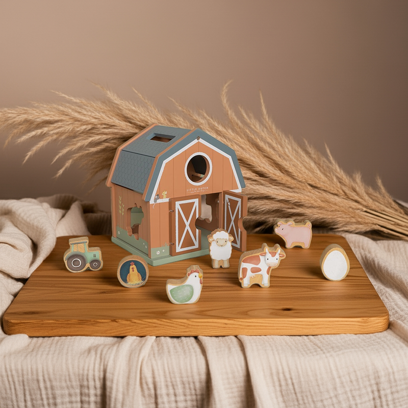 Jeu d'encastrement de formes Little Farm