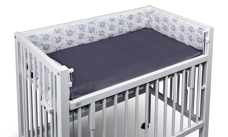 Tour de lit Lions 90x50 cm MAXI Gris | tiSsi®