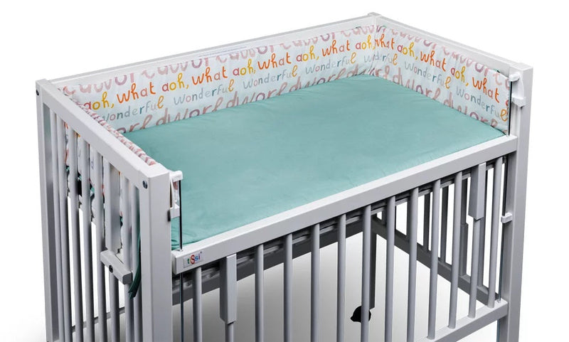 Tour de lit Wonderful World 90x50 cm MAXI Menthe | tiSsi®