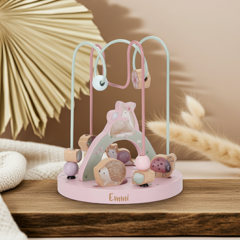 Spirale d'activités Fairy Garden – Jouet d'éveil pour bébés | Cadeau de naissance