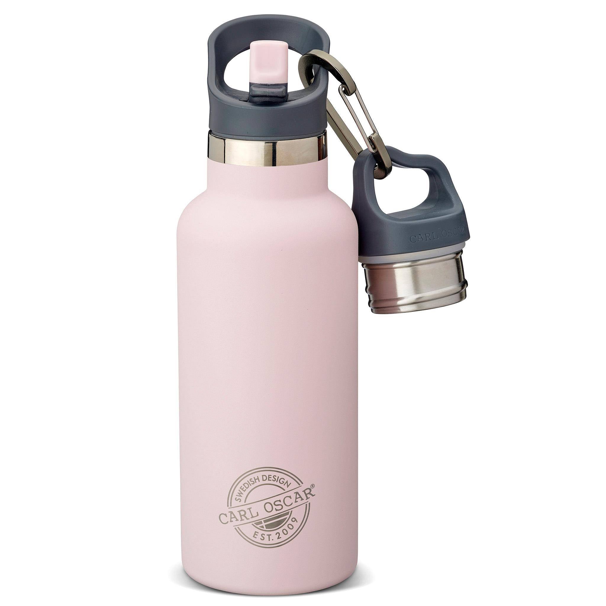 Bouteille d'eau TEMPflask™ 0,5 L - Rose | Carl Oscar